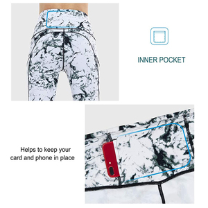 Leggings de yoga écologiques, respirants et très élastiques, pantalons de sport tendance avec couleurs et logo personnalisés, séchage rapide, service OEM/ODM - Product Image 6