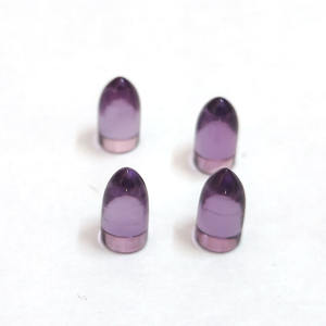 Améthyste 10x5mm pierre lisse en forme de balle Pierre précieuse libre de bonne qualité Pierre unie fantaisie 2.17 carat Pièce pour sertissage de bijoux - Product Image 5