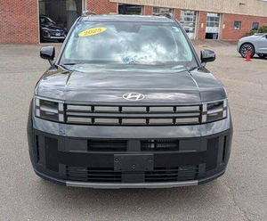 Noir 2024 pour Santa Fe Hybride Automatique SEL AWD d'occasion avec sièges en cuir, démarrage à distance, Bluetooth, sièges trois rangées, toit ouvrant - Product Image 1