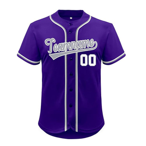 Maillots de baseball et de softball personnalisés à la vente chaude OEM, vêtements de sport, chemises les plus populaires, broderie personnalisée de haute qualité pour toutes les équipes - Product Image 4