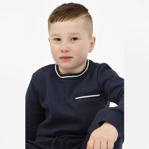 Comfortable Winter Solid Sweatshirt Trouser Set for Boys and <b>Girls</b> Full Sleeve Soft Cotton Tracksuits - Product Image 3