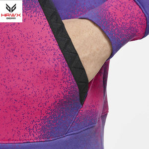 Sweat à capuche mode coupe ajustée de haute qualité pour hommes dernière conception doublée intérieur solide motif teint uni technique différentes couleurs meilleur - Product Image 4