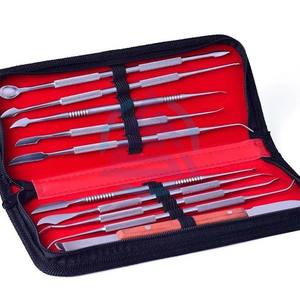 Espátula cuchillo de yeso Dental práctico Acero inoxidable versátil dientes cera tallado herramienta conjunto Dental conjunto instrumentos quirúrgicos - Product Image 3
