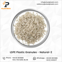 Granulés LDPE Plastmax très populaires, film/extrusion nettoyé de haute qualité, haute résistance, sac PP 25 KG, prix bas, recyclage, couleur thé clair