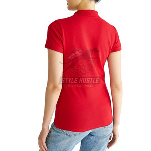 Camisetas Polo para Mujer de Primera Calidad en Oferta, Camisetas Polo para Mujer con Diseño Personalizado, Camisetas Polo para Mujer de Color Sólido - Product Image 3