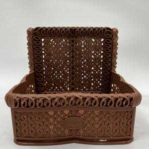Production mondiale en vrac de plateaux décoratifs en plastique tissé Plateau de rangement polyvalent sûr vierge PP OEM ODM - Product Image 4