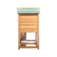 Huche de lapin en bois-poulailler Cage de lapin maison de volaille pour petits animaux Cage pour animaux de compagnie en plein air avec porte de Ventilation