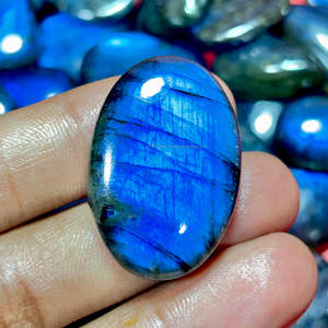 100% หินคริสตัลลาบราดอไรต์ธรรมชาติอัญมณีหลวมสำหรับทำจี้อัญมณีมูนสโตน - Product Image 1