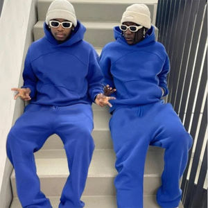 ชุดวอร์มลำลองสำหรับผู้ชายและผู้หญิงผ้าฟลีซผ้าฟลีซแนวสตรีทสำหรับผู้ชายโลโก้ตามสั่ง - Product Image 2