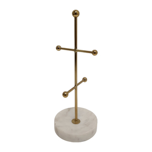 Articles décoratifs pour la maison à la mode Statue Unique en métal couleur or base noire pour dessus de Table décor à la maison fait à la main personnalisé - Product Image 5