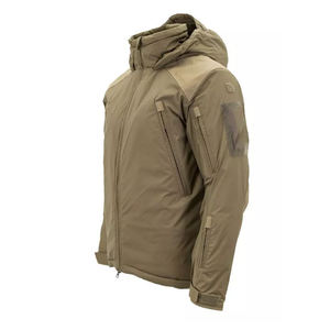 Chaqueta Softshell para acampar al aire libre para hombre, impermeable, a prueba de viento, transpirable, multibolsillo, estampado con cremallera completa, cuello alto, Invierno - Product Image 3