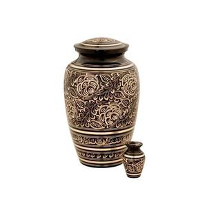 Vaisselle décorative Urnes de crémation en aluminium pour cendres Urne commémorative cinéraire Fournisseur et fabrication Urne de crémation classique - Product Image 1