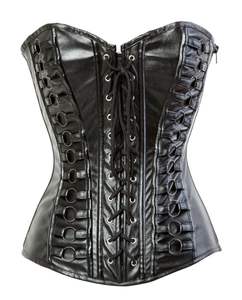 Corset en cuir véritable avec une élégance intemporelle sans cruauté et élégant pour toute occasion - Product Image 6