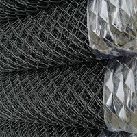 Clôture en treillis métallique galvanisé à chaud, rouleau de clôture en mailles de chaîne de 8 pieds, clôture en mailles de chaîne en PVC pour les Philippines