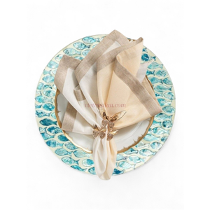 Manteles Individuales Ecológicos de Nácar que Apoyan la Vida Sostenible y la Decoración Natural de Mesa de Vietnam - Product Image 2