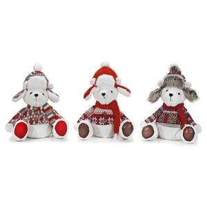 Oso de Peluche (30cm) Surtido 421066 Figura y Juguete Navideño para Comercio General 1 ud. - Product Image 1