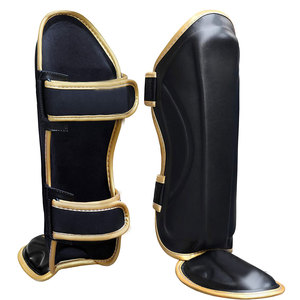 Espinilleras de boxeo de alta calidad, espinilleras protectoras para piernas, espinilleras de lucha para boxeo para venta en línea - Product Image 3