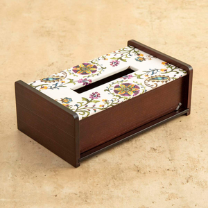Boîte à mouchoirs en bois artisanat forme de qualité pour bureau à domicile article décoratif artisanat boîte à mouchoirs en bois - Product Image 3