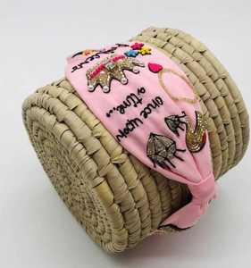 ที่คาดผมปักมงกุฎด้วยมือประดับลูกปัดและนุ่มสวมใส่ง่าย - Product Image 2