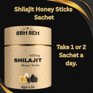 Barra de Miel de Shilajit ODM OEM 400mg, Sabor Kesar, Suplemento de Ácido Fúlvico, Extracto de Plantas, 6g, Polvo de Shilajit en Barra - Product Image 2