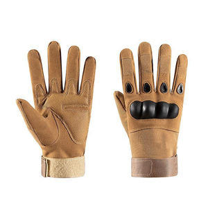 Gants de tir et de chasse en cuir véritable légers et camouflage pour l'extérieur - Imperméables, durables, style militaire pour une utilisation en toutes saisons - Product Image 3