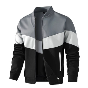 Blouson aviateur élégant pour homme, tissu doux et respirant, fermeture éclair, coupe décontractée, streetwear moderne, blouson aviateur parfait - Product Image 3