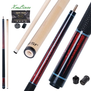 Queue de billard Xmlinco Ebony Butt Sleeve avec incrustation artisanale JUMA <span class=keywords><strong>Dragon</strong></span>, fût en érable, pointe de 12,5 mm, joint radial en cuivre - Product Image 1