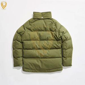 Veste d'hiver personnalisable pour hommes, brillant, coupe-vent et meilleur pas cher avec toutes les couleurs disponibles, tissu en toile - Product Image 2