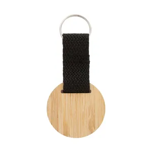Porte-clés en bambou promotionnel - Écologique, durable et élégant - Product Image 4