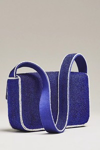 Monedero de Cuentas con Diseño de Muñeco de Nieve, Festivo, Invernal, Hecho a Mano, Bordado con Cuentas, de Algodón, para Fiestas - Product Image 3