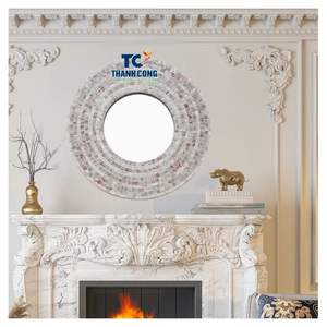 Miroir en rotin de qualité supérieure pour importateurs, avec un look élégant et un accent sur la coopération à long terme. - Product Image 1