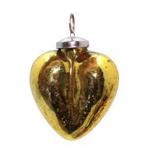 Ornements de Noël en forme de cœur suspendus décoratifs faits à la main en métal Tailles personnalisables Prix de gros de haute qualité Vente chaude - Product Image 1