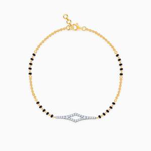 Gold Ruchira Mangalsutra Diamond <b>Bracelet</b> Elegant Category for Diamond <b>Bangles</b> - Product Image 6