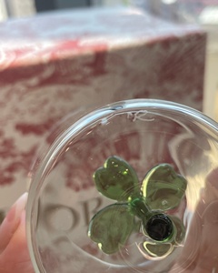 Hot Sale Creative Design Lucky Four-Leaf Clover Glass <b>Cup</b> High Borosilicate Juice <b>Cup</b> Transparent Milk <b>Cup</b> <b>Set</b> for Gift - Product Image 4