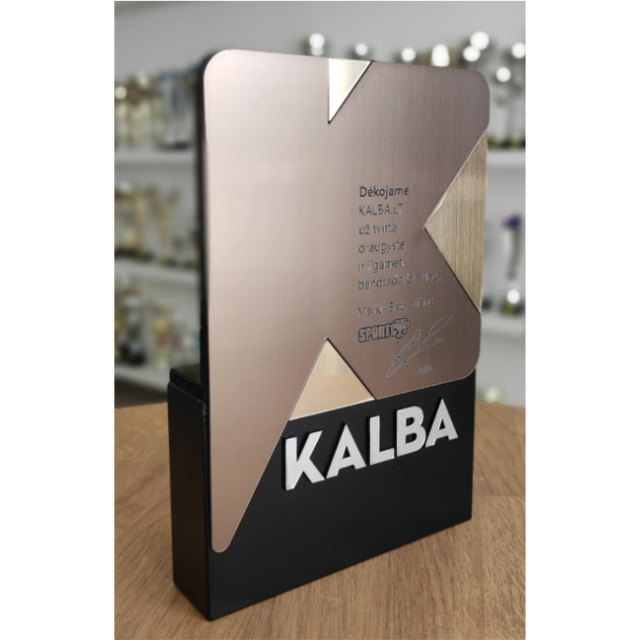 Custom Recognition Award Modern Personalized Acrylic Trophy Gift for Business Partner Personalized Office Award