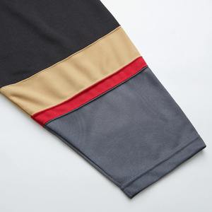 Venta al por mayor OEM directo de fábrica equipo uniformes sublimación tela de secado rápido duradero rendimiento avanzado personalizado camisetas de hockey sobre hielo - Product Image 5