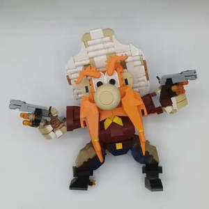 Figurine de Sam le pirate, briques nano, blocs de construction, jouet éducatif de dessin animé en matériau ABS pour le bricolage pour les enfants - Product Image 4