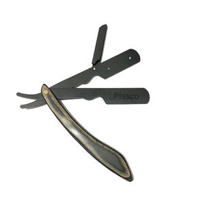 Navaja de Afeitar de un Solo Filo, Hoja Recta de Acero Inoxidable con Mango de Madera, Navaja de Afeitar Recta para Barbería - Product Image 2