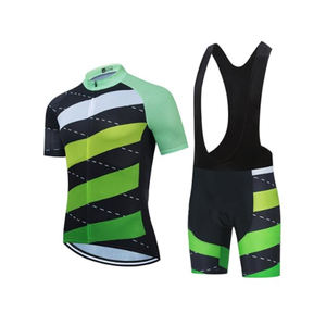 Ensemble de maillot de cyclisme d'été pour hommes, vêtements de sport respirants et confortables à manches courtes, uniforme de vélo, taille plus, vêtements de cyclisme - Product Image 4
