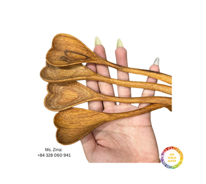 Wooden Spoon <b>Set</b> Natural Wood Utensils for Cooking Dining and Serving Handmade Eco Friendly Kitchenware 2025 - Product Image 5