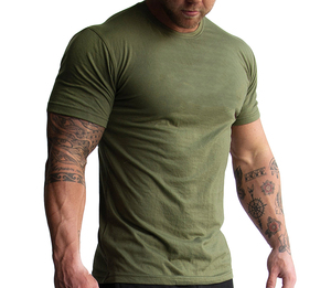 Pull Bodybuilder T-shirt blanc Fabrication pakistanaise T-shirt uni 100% coton T-shirt grande taille pour homme - Product Image 3