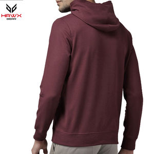 Meilleur prix hommes fermeture éclair et pulls à capuche haute qualité polaire impression en relief hiver saison ODM approvisionnement - Product Image 2