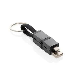 Cable USB Ecológico 4 en 1 de 60W, Gadget Sostenible, Categoría de Productos Promocionales - Product Image 1