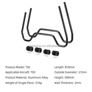 Trépied de poser en aluminium pour drone Agras T50, avec tubes en aluminium pour train d'atterrissage DJI T50 - Product Image 2