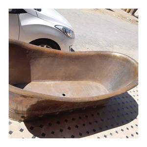 Baignoire en cuivre de luxe de haute qualité à l'extérieur Fabricant et exportateur de l'Inde pour la salle de bain - Product Image 3