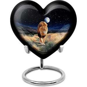 Ataúd de aluminio y latón grande personalizado para cremación de mariposas para mascotas adultas urna funeraria hermosa para almacenamiento de restos de cenizas humanas bajo - Product Image 4