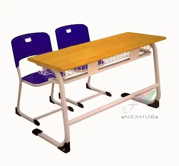 طاولة وأريكة ملونة للأطفال طقم أثاث مدارس مكون من طاولة وكرسي يستخدم للمدارس الابتدائية والثانوية