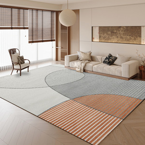 Dệt Sợi Polypropylene Tối Giản Thảm Phòng Khách Phòng Ngủ Ánh Sáng Sang Trọng Đơn Giản Phong Cách Non-Slip 12Mm Dày Hình Chữ Nhật Thảm - Product Image 4