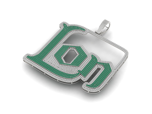 Colgante hecho a mano de lujo diseñado Hip Hop diamante 17,83 Ctw chapado en oro con precios de logotipo personalizado - Product Image 4