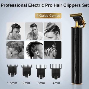 Kit de tondeuse à cheveux sans fil rechargeable professionnelle pour hommes/femmes, rasoir à barbe avec corps métallique, alimentation par batterie USB - Product Image 3